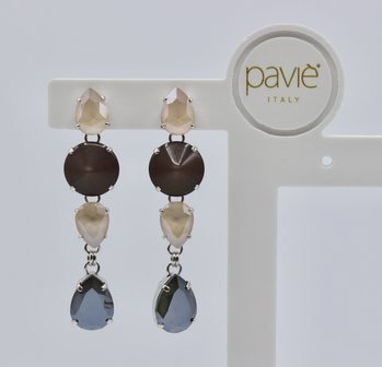 MAGICA GRANDE STRASS GRIGIO/FANGO/ZILVER