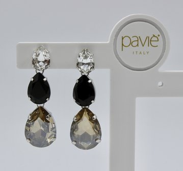 THREE DROPS FANGO/CRYSTAL/ZILVER