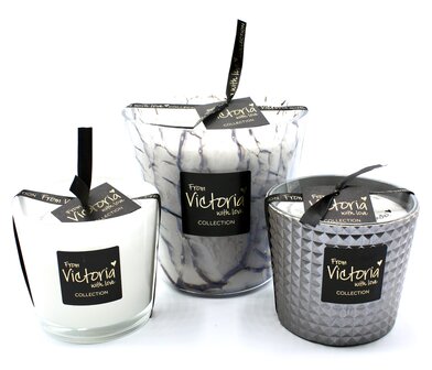 Victoria glossy white small