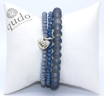Bracelet combi blue heart