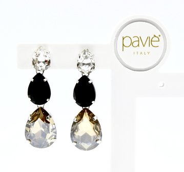 THREE DROPS FANGO/CRYSTAL/ZILVER
