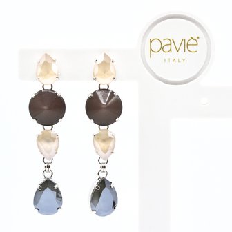 MAGICA GRANDE STRASS GRIGIO/FANGO/ZILVER