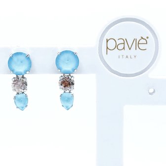 Linea piccolo strass lightblue/silver