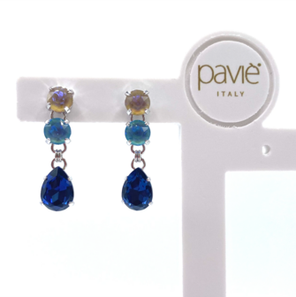 LINEA SMALL O BLUE / SILVER