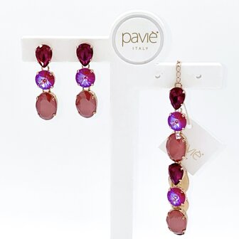 PAVIE CAMELIO SET ROSSO/FUCSIA/ROSE 