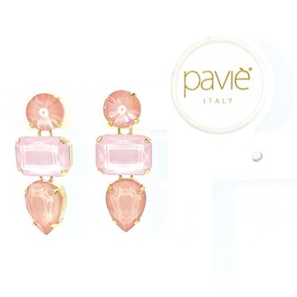 TRE PERLE MEDIO PEACH / GOLD 