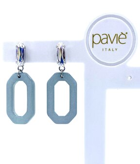 CERCHIO OVALE HARS MINT/SILVER