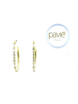 cerchio ovale gold strass