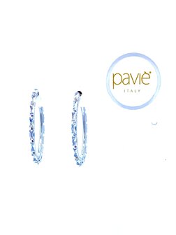 cerchio ovale silver strass