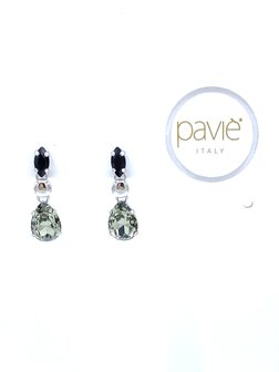 LINEA PICCOLO STUD BLACK/SILVER