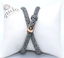 Bracelet grijs snake 