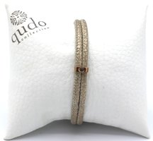 Bracelet rosé snake (verwisselbare parels)