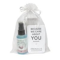 HAND TRAVELSET ONTSMETTINGSSPRAY 70% + HYDRATERENDE HANDCRèME 